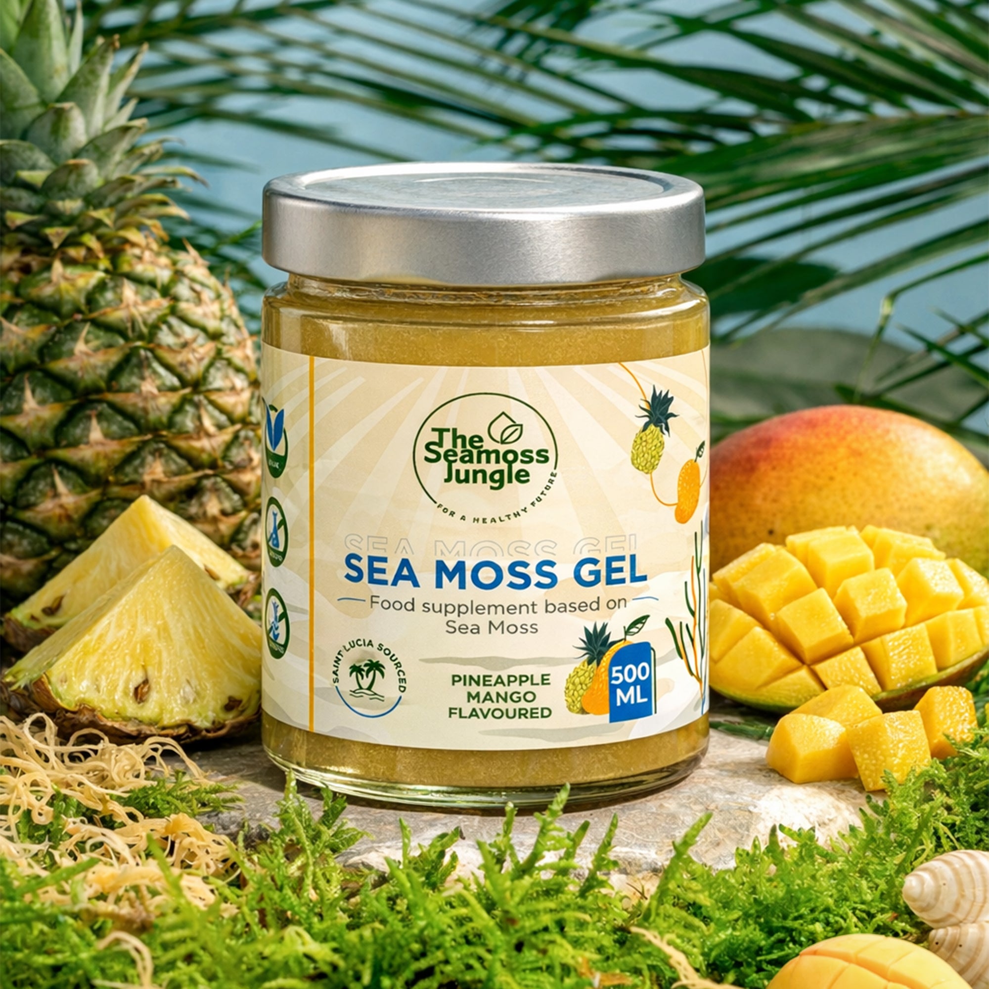 Sea Moss Gel – Mangue - 500 ml